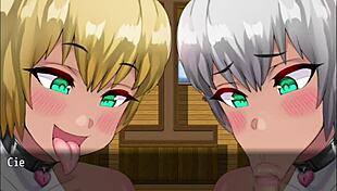 Ciella & Luciella Tease Prince with Naughty Small Cock Play in Part 9