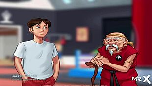 Summertime Saga BDSM Scene Where Big Ass Gets Tied Up In Uncensored Anime