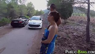 Spanish slut rides public with ass big cock monster cock latina outdoor blowjob cock hardcore riding