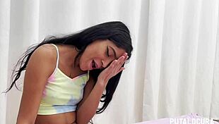 wow, peruvian kali gets intense vaginal creampie in doggystyle!