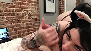 Sexy Curvy Babe Amilia Onyx - Hottest POV Blowjob!