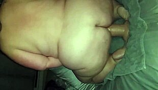 Watch This BBW Fuck That Huge Dildo!
