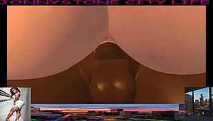 Jonnystone meets latina model in 3D cartoon anime