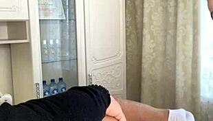 Sugarnadya SHAVES that PIERCED COCK so CLOSE UP!