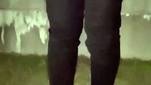 Asian ladyboy exposes ass in crossdressing video