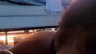 Ebony Woman Licks Southern Ass Before Deepthroat Monster Cock