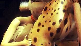 Just a casual tale of a young fox sucking futanari dicks. They cum hard in his mouth in this Asian hentai!