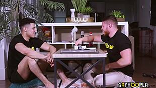 Oh, Hairy Otter Takes Str8 Jock Facial!