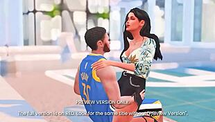 courtside passion - 3d hentai - preview version