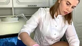 Sugarnadya SHAVES that PIERCED COCK so CLOSE UP!