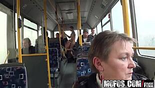 Lindsey Olsen gets ass-fucked on the public bus 😈