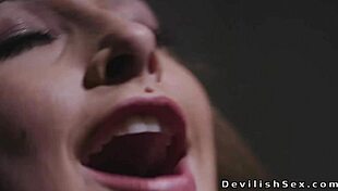 Hot Babe Deepthroats and Fucks Handsome Dean in His Office