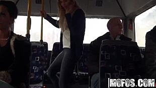 Lindsey Olsen gets ass-fucked on the public bus 😈