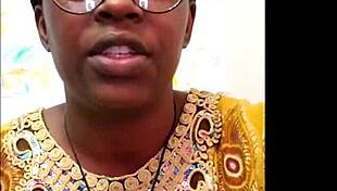 Ebony milf slut rates her pussy while choosing sofa sex over chair