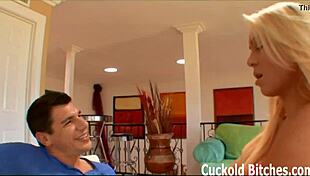 Watch me get fucked, you little cuckold bitch, feeling humiliated.