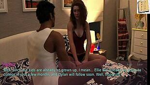 Wife And Stepmother Play Game Together