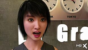 Hentai Model Exposes Pussy In Monster Photoshoot!