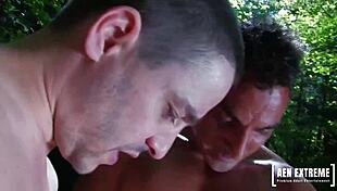 Mia moore participates in a photoshoot with double model involvement