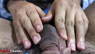 Female doctor conducts physical examination on patient in hospital