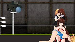 Nina and Karin’s hot lesbian action in Princess of the Ring