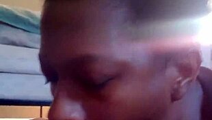 Ebony Woman Licks Southern Ass Before Deepthroat Monster Cock