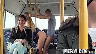 Lindsey Olsen gets ass-fucked on the public bus 😈