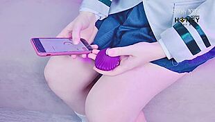 Midoriya Izuku Feels Intense Pleasure As She Explores Her Juicy Pussy With A Vibrator And Reaches Climax