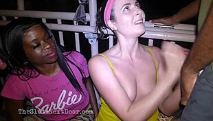 want to see a double handjob on the beach?