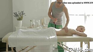 oiled teen performs hardcore blowjob on agent in secret mission