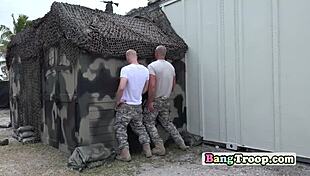Why does the superior officer order soldiers to stuff their junk in the hole?