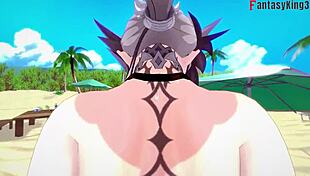 Arlecchino Fucking In Bikini On The Beach! Genshin Impact Hentai Fantasy Watch Full!