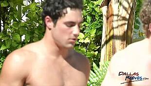 Hungry Jocks Devour Big Cocks In This Monster Orgy!