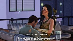 Peggy sneaks into a steamy affair in this 3D hentai preview, exploring forbidden desires