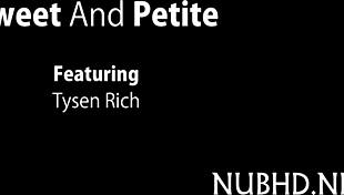 Slim teen 18+ager banged roughly, tits bouncing, blowjob sloppy, cock deep in oral 😈