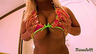 Hot Blonde Babe Takes Rough Double Penetration And Anal Cumshot