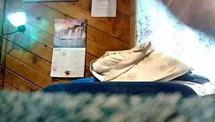 Riding huge dildo in my ass solo