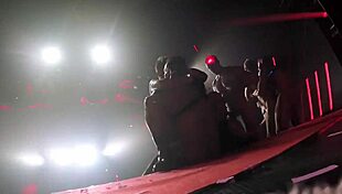 Porn Stars Engage In Orgy Dancing At Night Club With Group Fucking