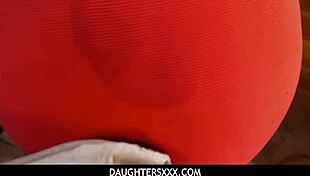 yo, watch this blonde stepdaughter trick stepdad into banging her on the kitchen counter pov 😜