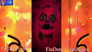 She gets addicted to findom, paying for jerk off instructions in glasses