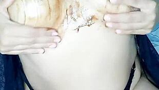 Look At My Lonely Touching And Sweet Tits!