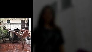 My cousin gets hot on WhatsApp and we end up in my room with her big cock monster cock fucking.