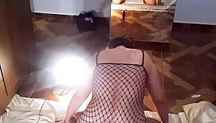 Amateur BBW Rips Clothes in Reverse Cowgirl Anal Ride