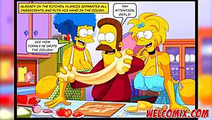 The best butt scenes from Simptoons Simpsons porn unfold in anime style