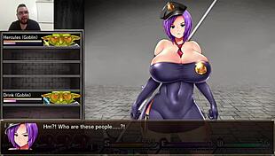 Karryn's prison hentai game features big tits and masturbation scenes