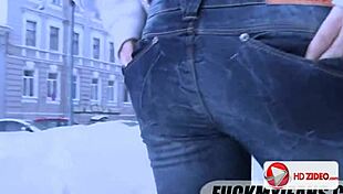 Intense Cock In Ass With Jeans Barely Off