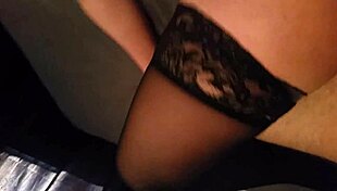 Watch this hot redhead take a massive cumshot!