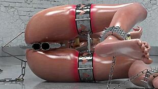 3d bdsm bondage fetish comics compilation by cybercaptain