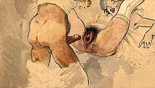 vintage illustration evokes deep erotic emotions