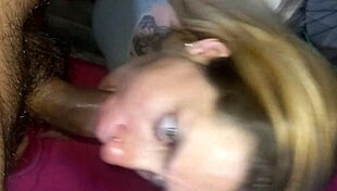 Girlfriend swallows cum and gets facial 😍