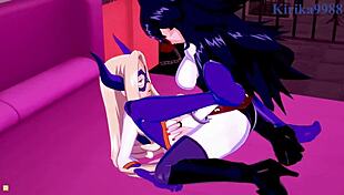 Ochako Uraraka enjoys intense futanari sex with old guys 😈